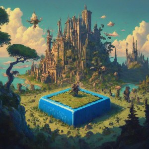 Blue Button on MMORPG